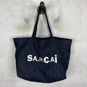 Sacai x APC Denim Tote