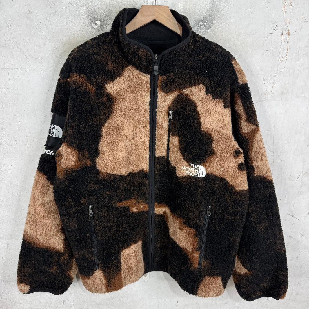 Supreme x TNF Bleached Fleece Jacket
