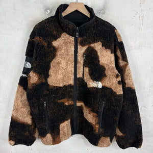 Supreme x TNF Bleached Fleece Jacket