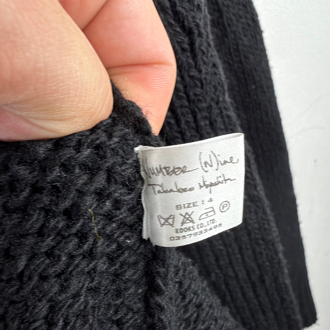 Number Nine Knit Rope Cardigan Sweater