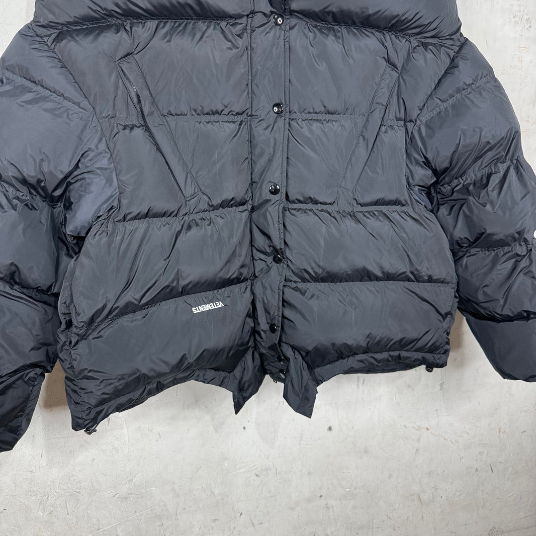Vetements Upside Down Parental Advisory Down Jacket