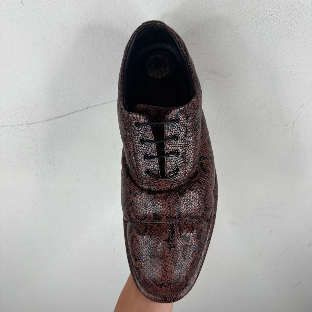 Martine Rose Clark Snakeskin Derbies