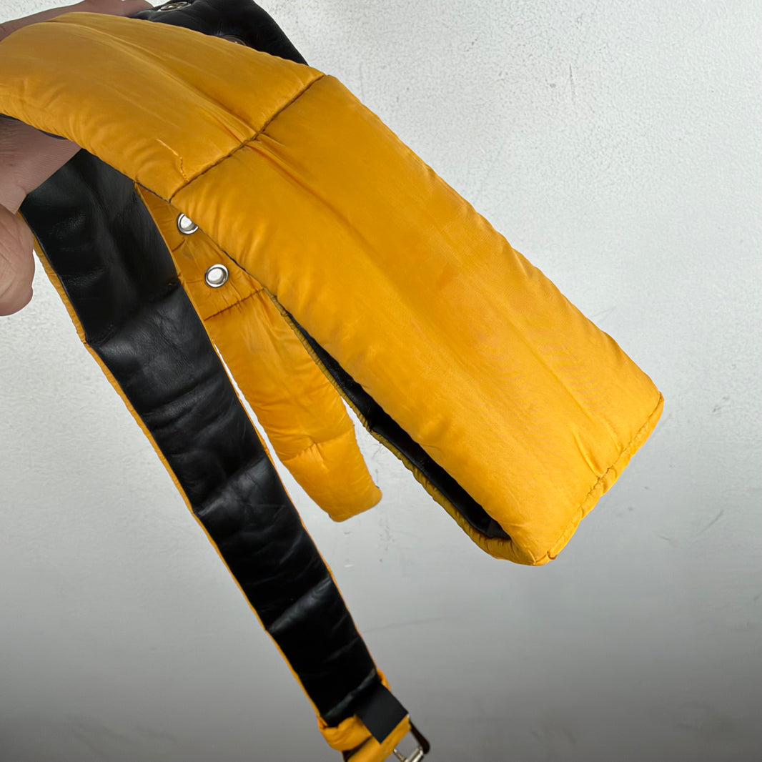 Aris Tatalovich Yellow Puffer Belt