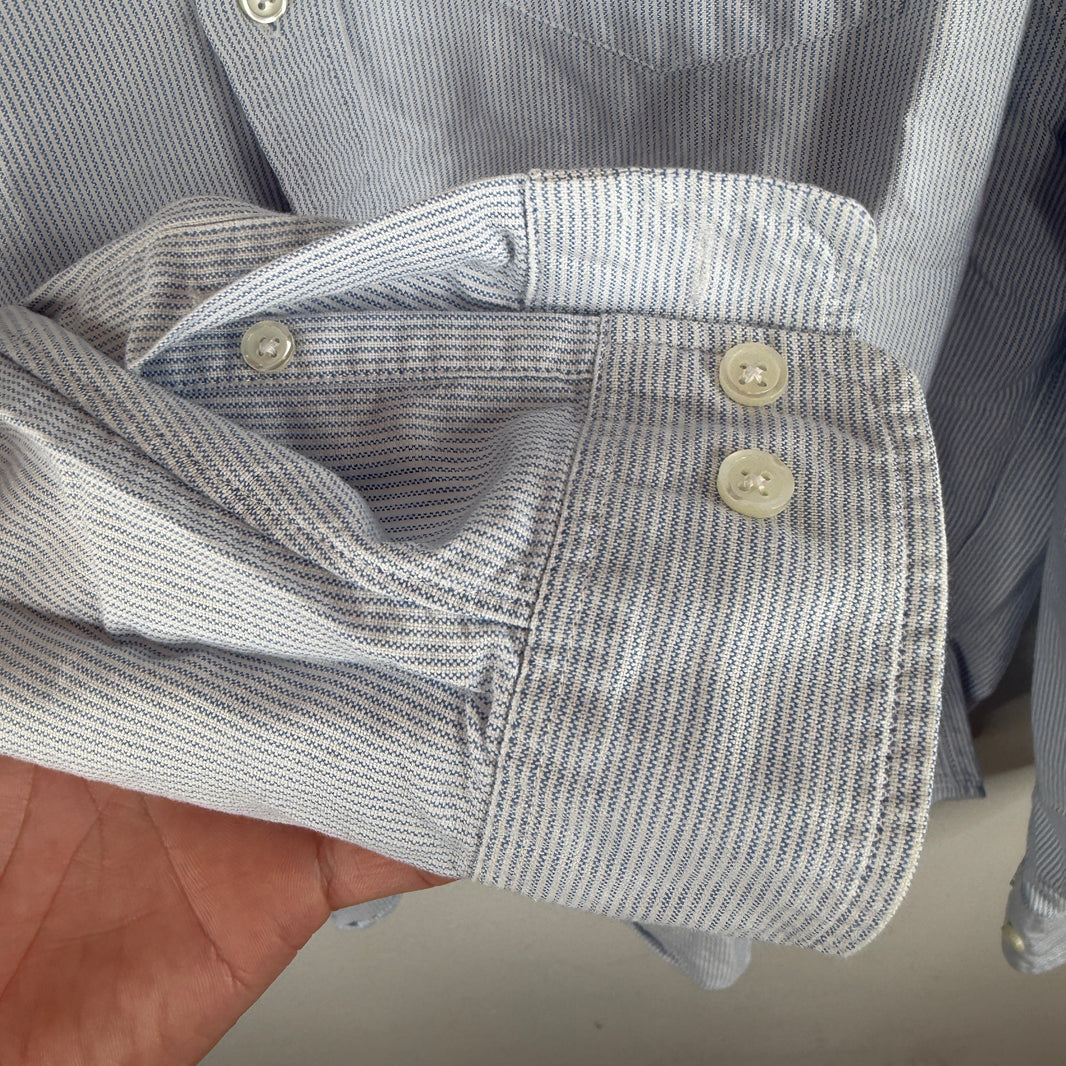 Supreme Striped Logo Shirt