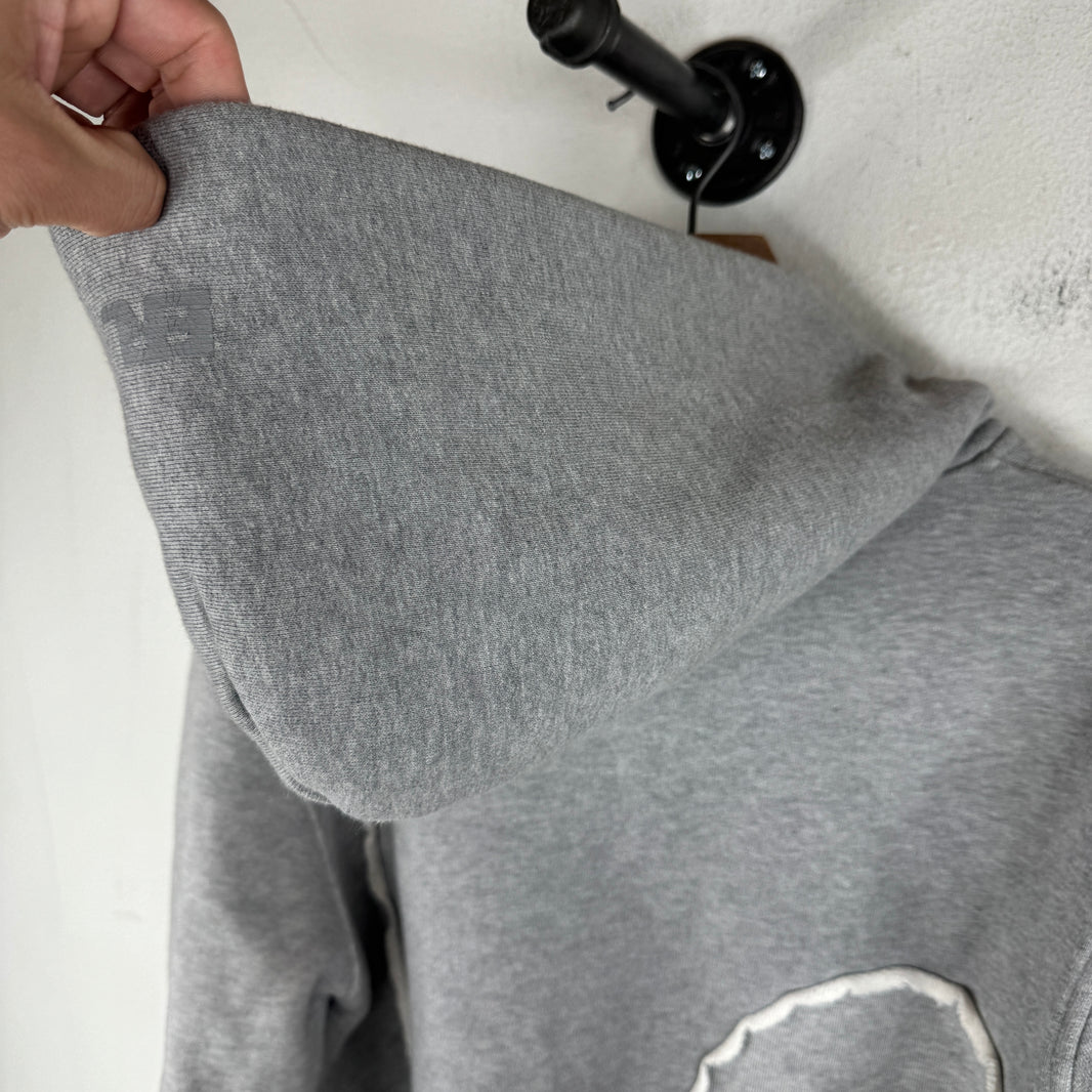 ERL Grey Swirl Zip-Up Hoodie