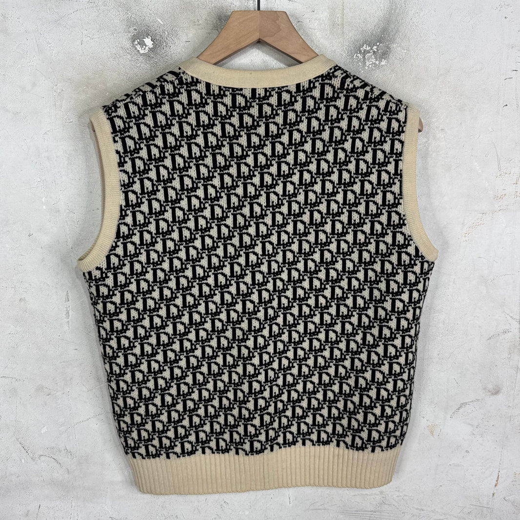 Dior Vintage Oblique Cardigan Vest