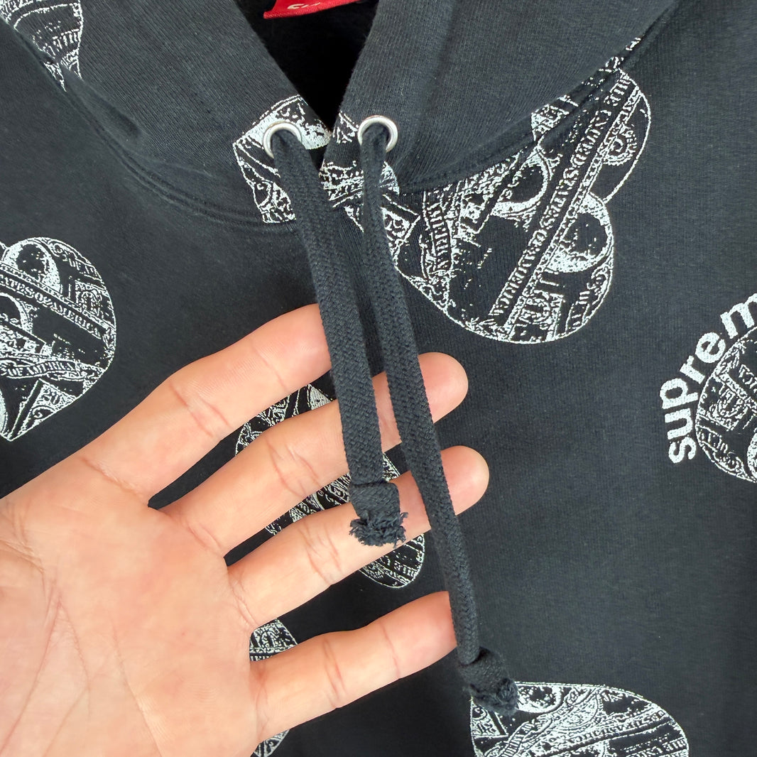 Supreme AOP Heart Dollar Hoodie