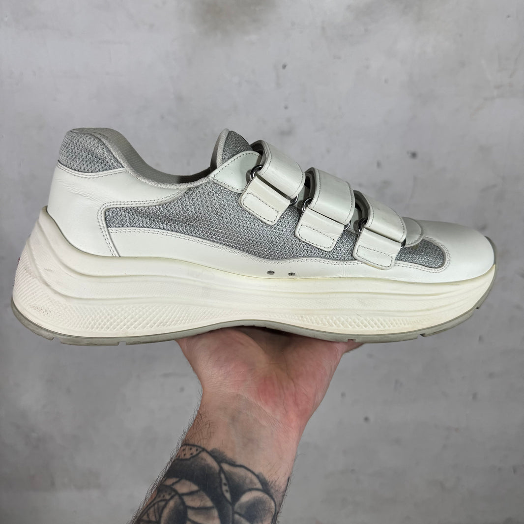 Prada Platformed White Americas Cup