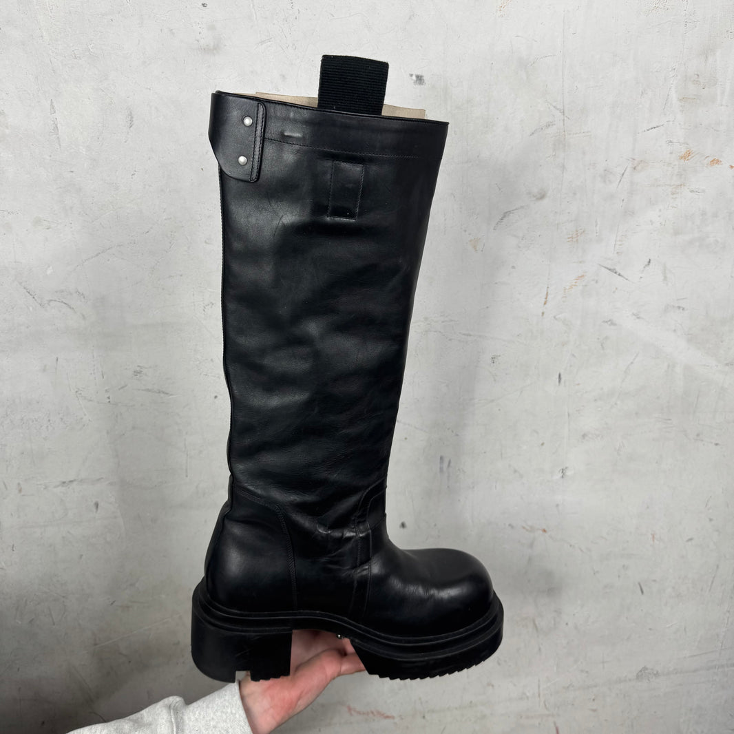 Rick Owens Knee High Bogun Boots