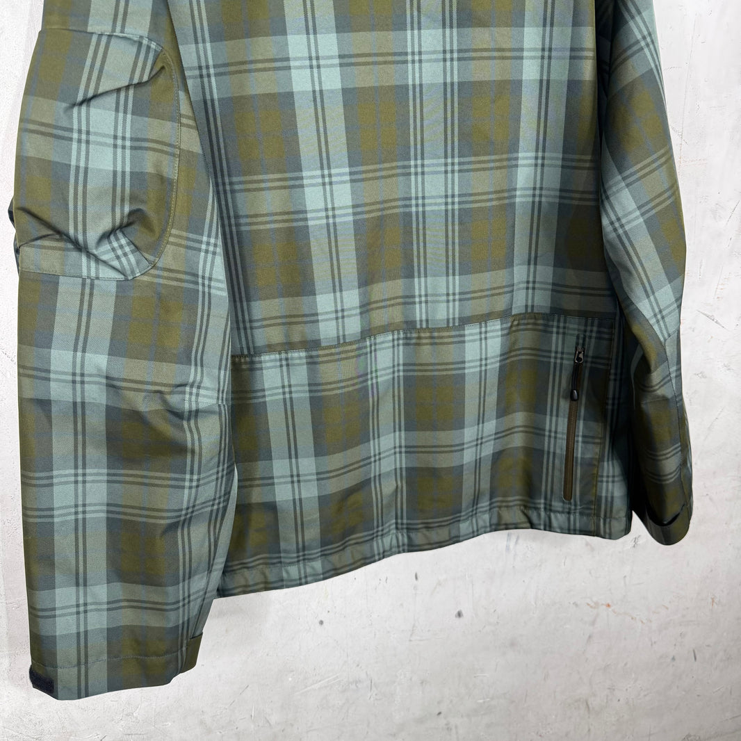 Supreme Green Plaid Gore-tex Cargo Jacket