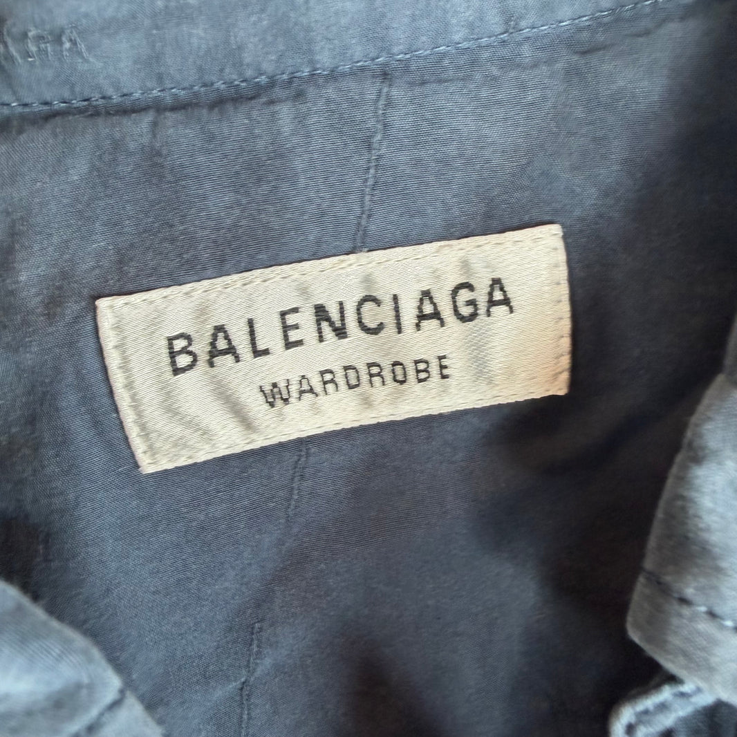 Balenciaga Navy Stitches L/S Shirt