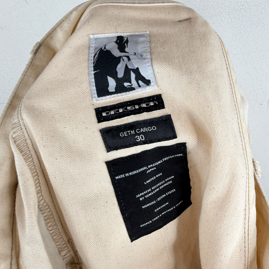 DRKSHDW Natural Geth Cargo Pants