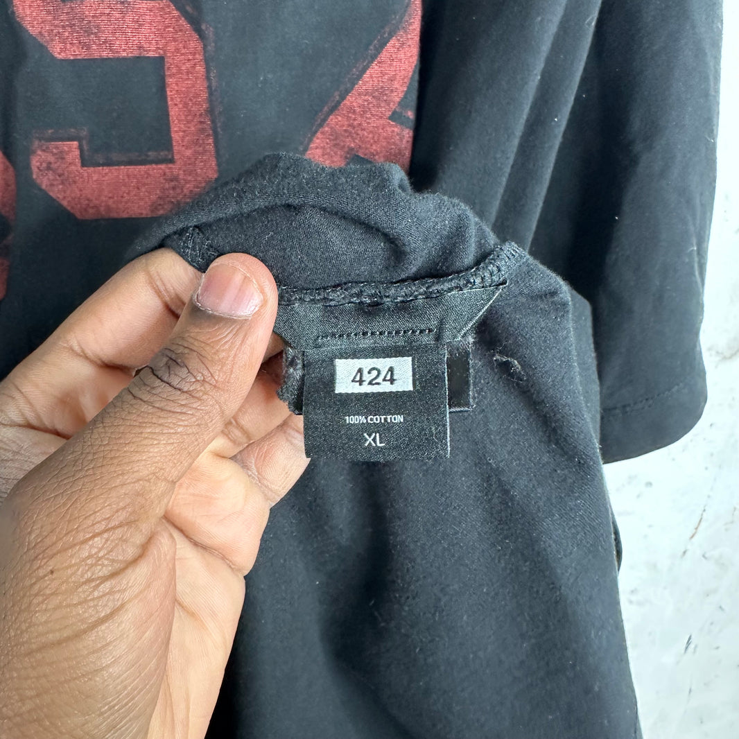 424 USA Black T-Shirt