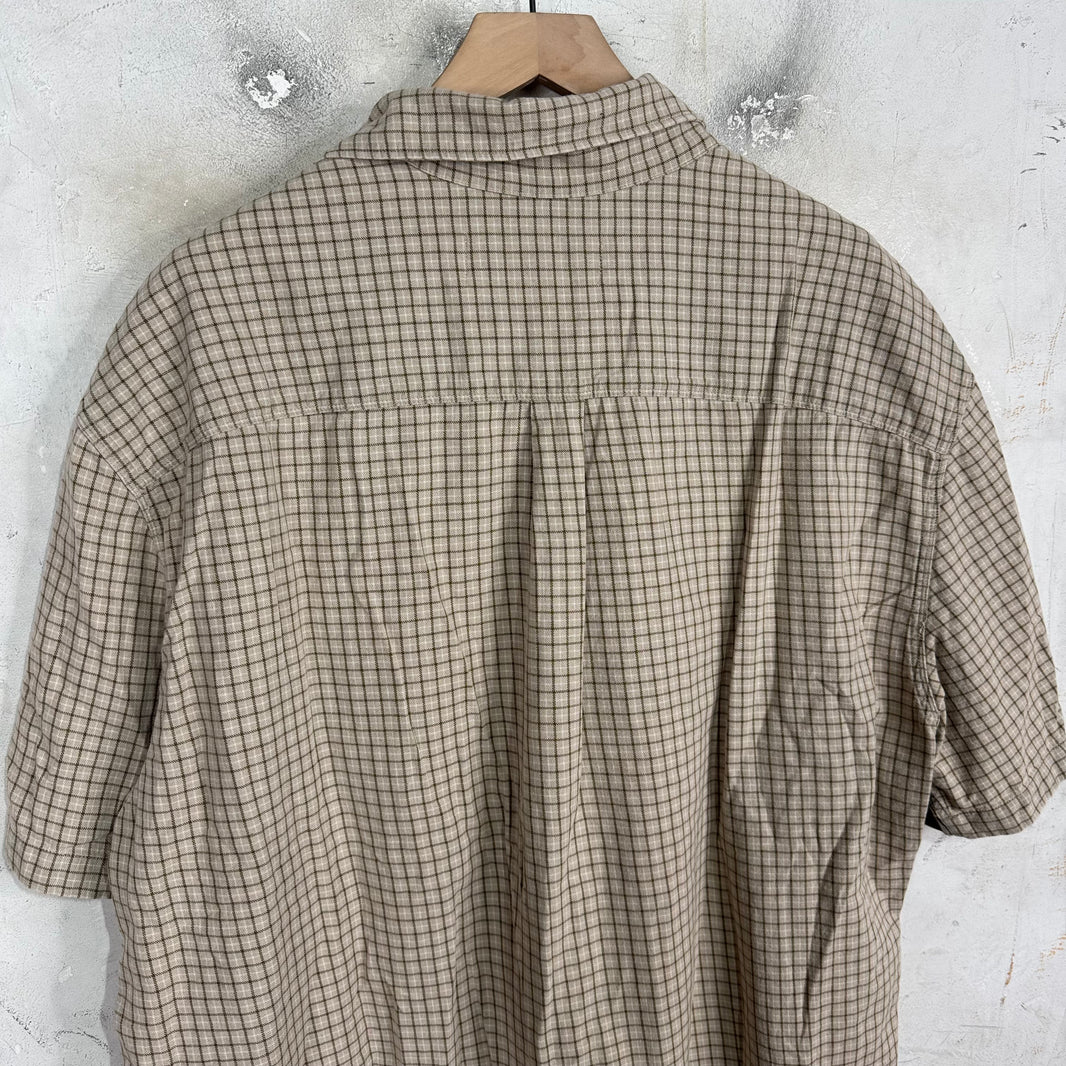 ERL Plaid Logo S/S Buttoned Shirt