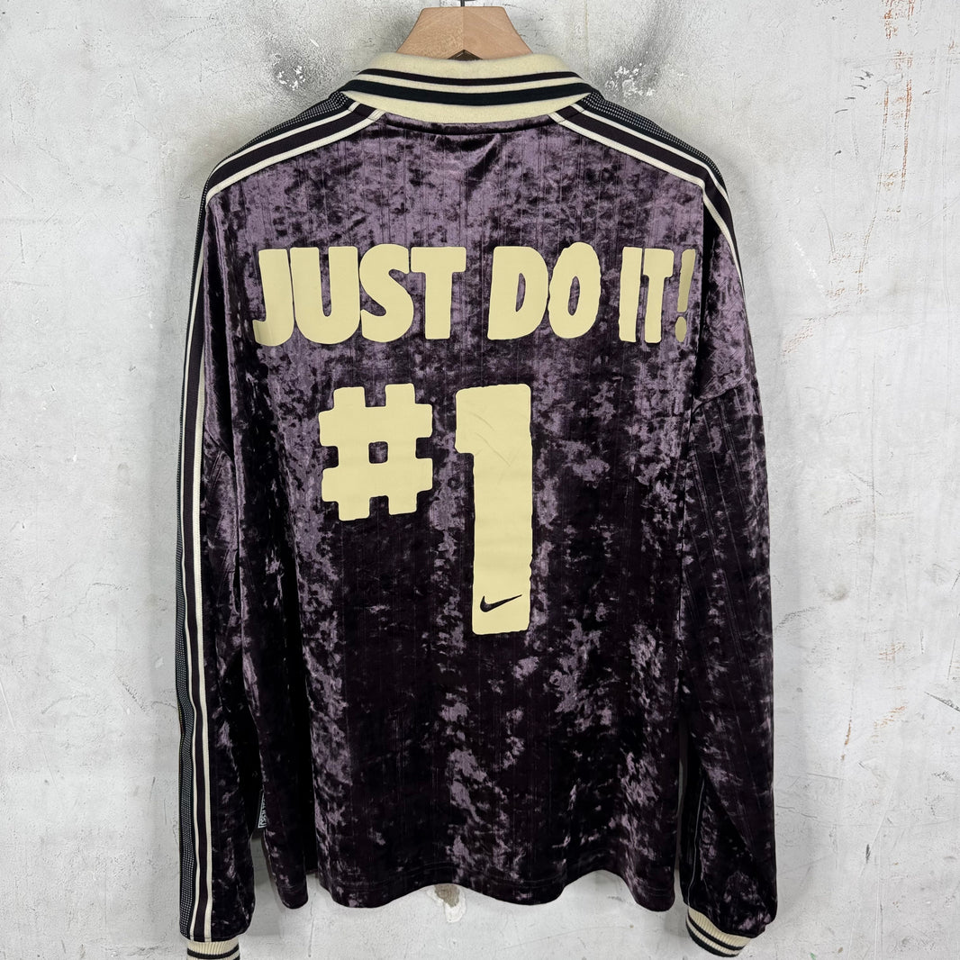 CPFM x Nike Velour Rugby Quarter Zip Shirt