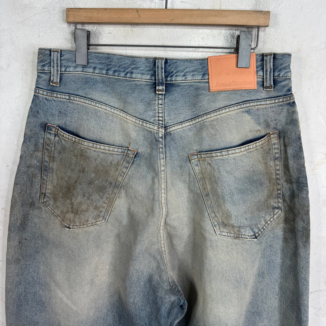Acne Studios Wide Leg Penicillin Jeans