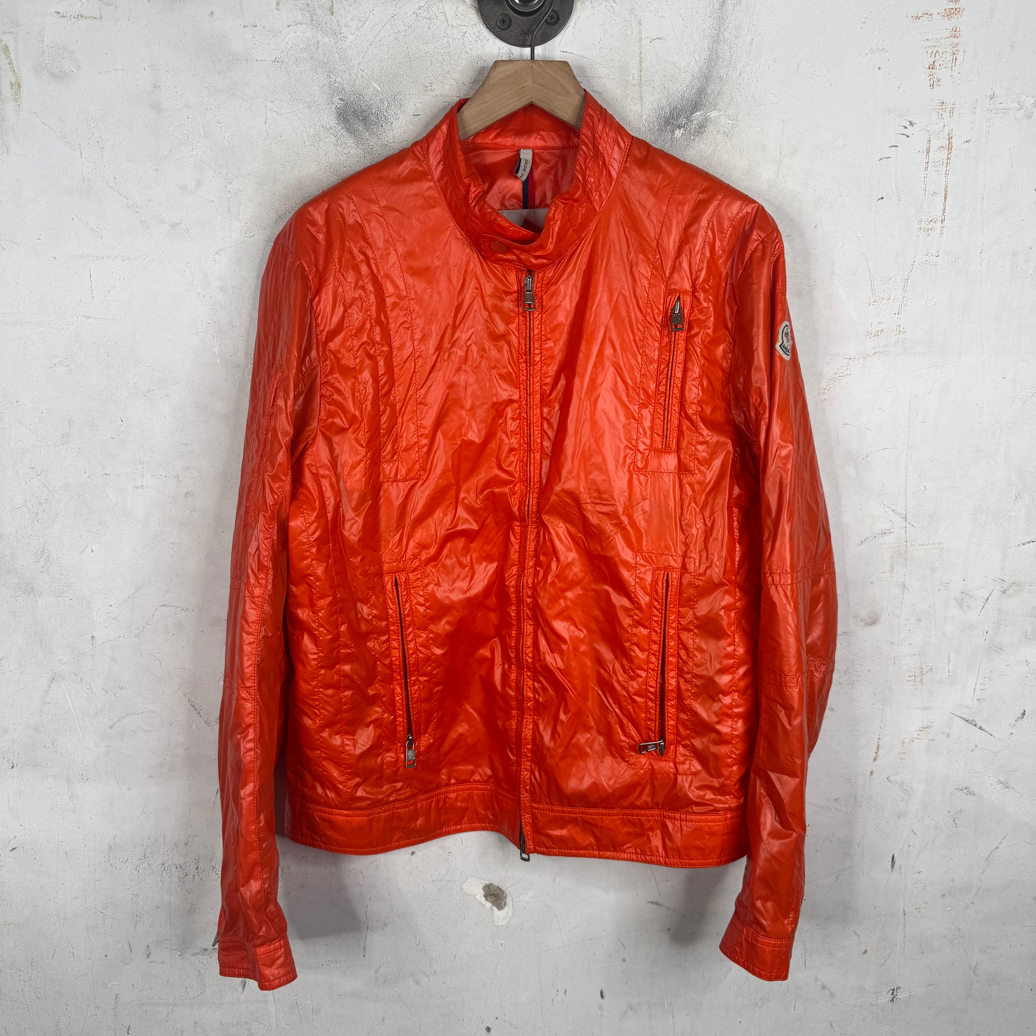 Moncler Orange Nylon Jacket – www.Lukes.store