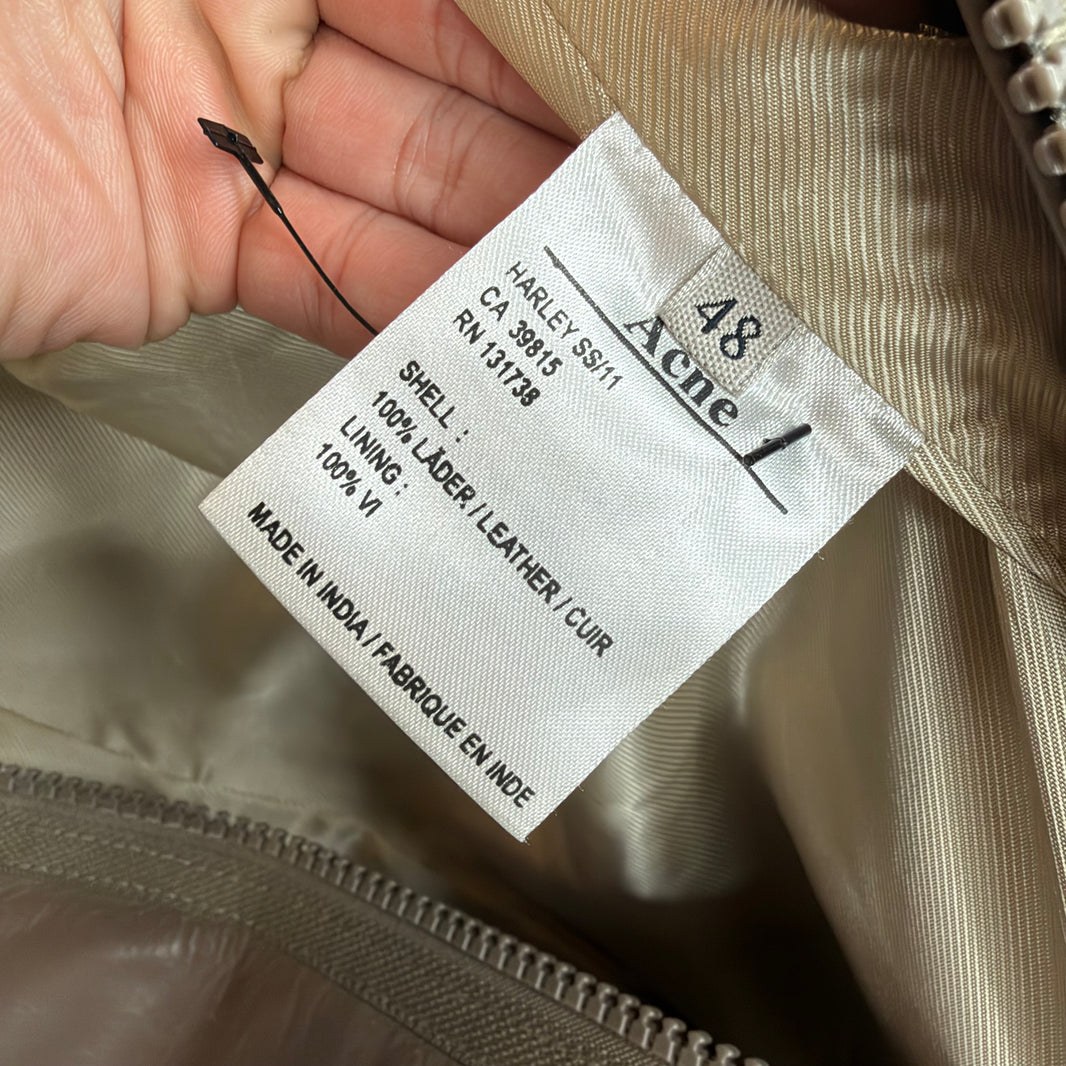 Acne Studios Leather Harley Jacket