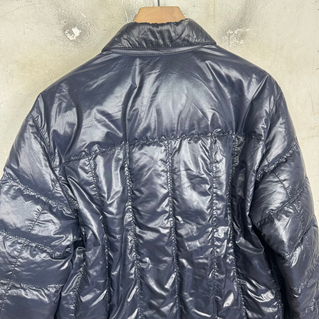 Prada Navy Padded Red Bar Jacket