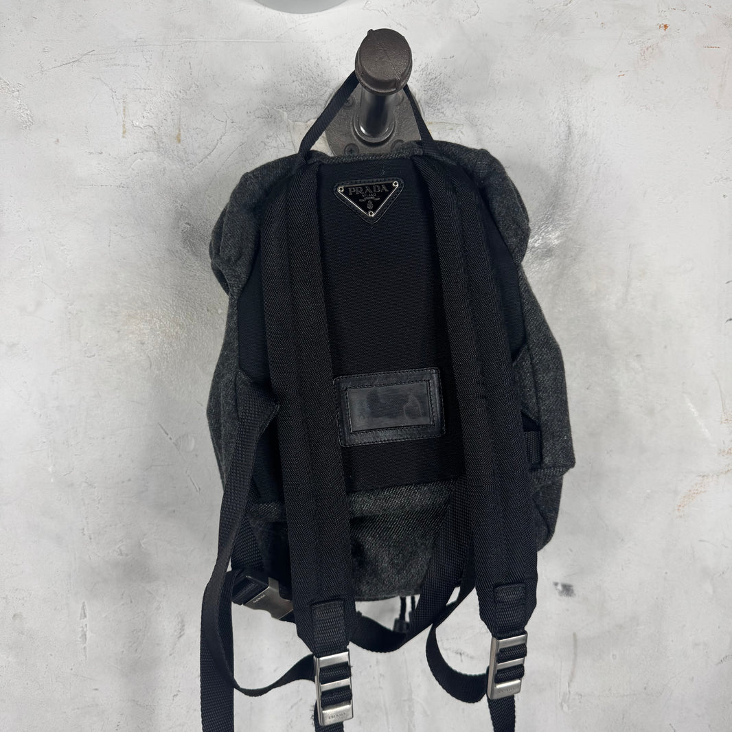Prada Wool Mini Backpack