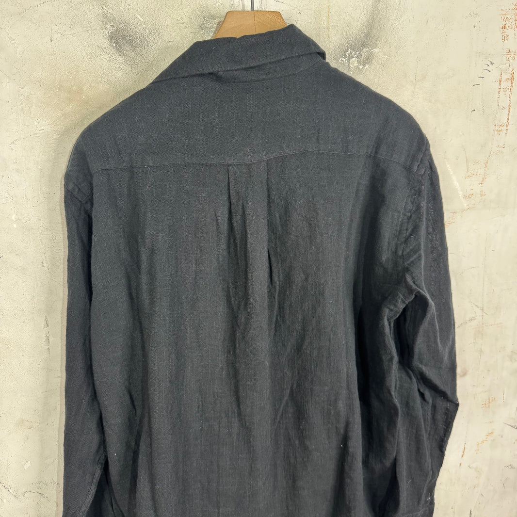 Our Legacy Black Linen Coco Shirt
