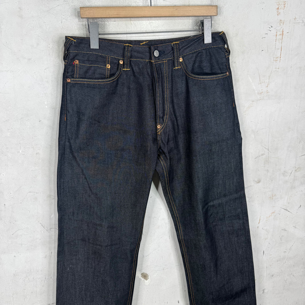 Evisu Selvedge Big White Logo Jeans