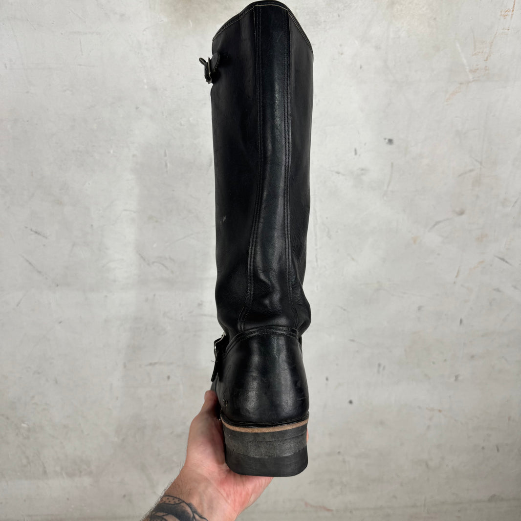Vintage Leather Engineer Boots