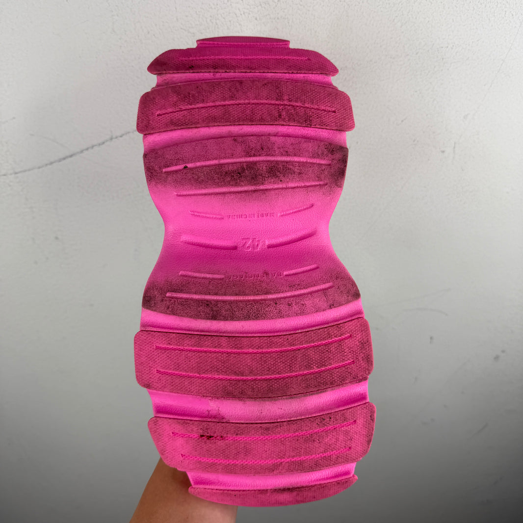 Balenciaga Pink Lace Up HD Sneakers