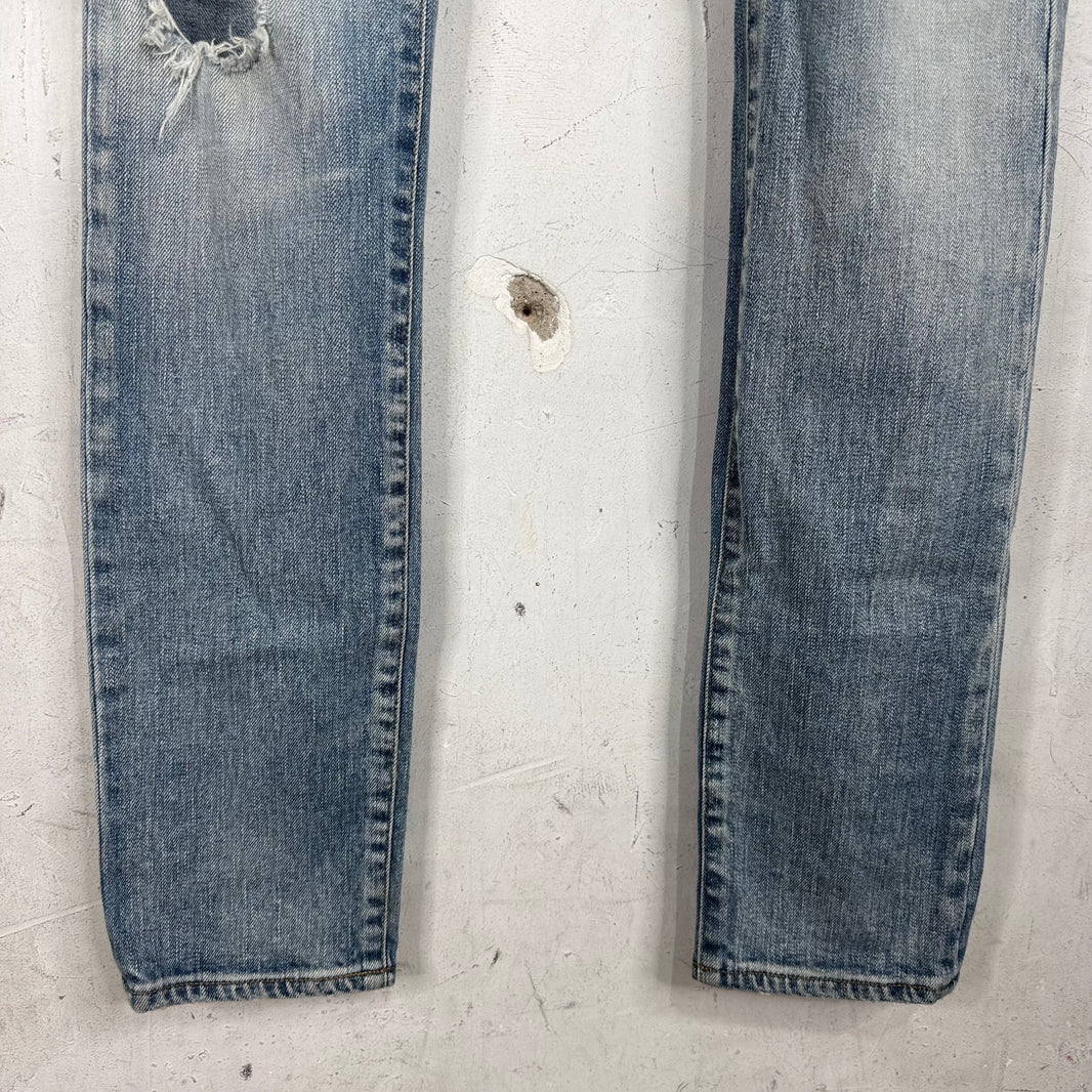 Saint Laurent Lightwash D02 Repaired Jeans