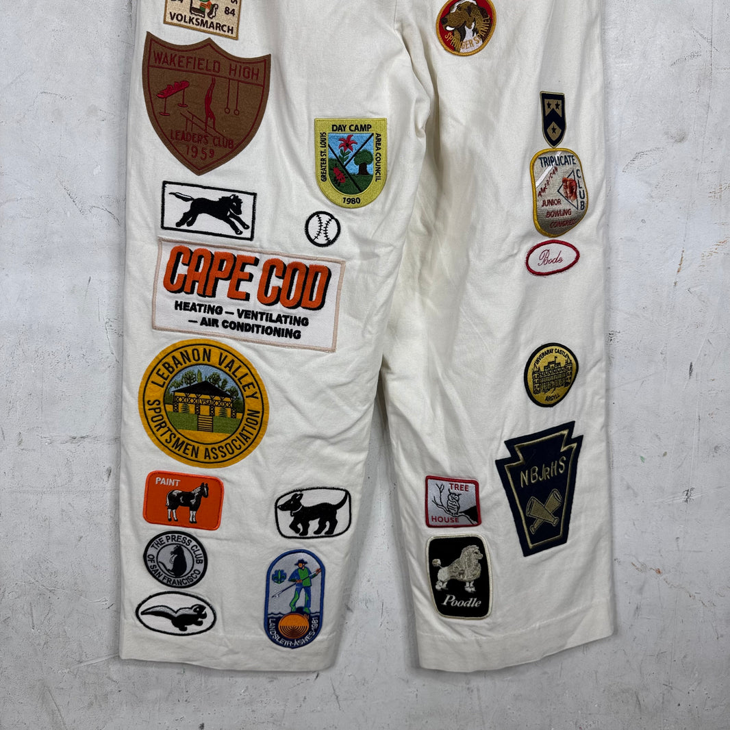 Bode Cambridge Patch Trousers