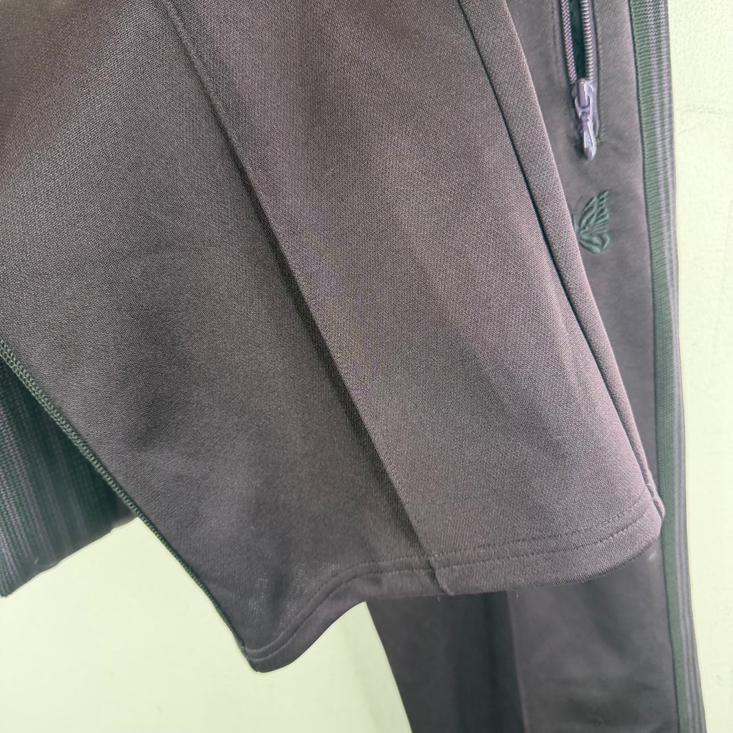 Needles Purple Black Stripe Track Pants