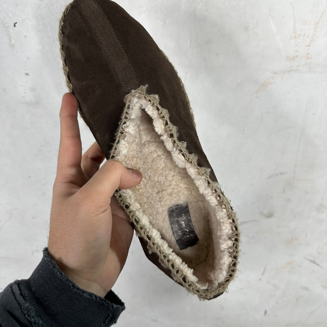 Bode Greco Shearling Slippers
