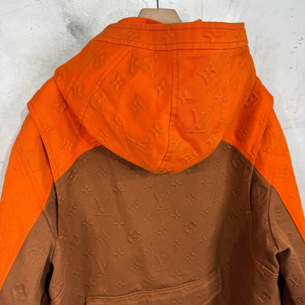 Louis Vuitton Orange Monogram Carpenter Jacket