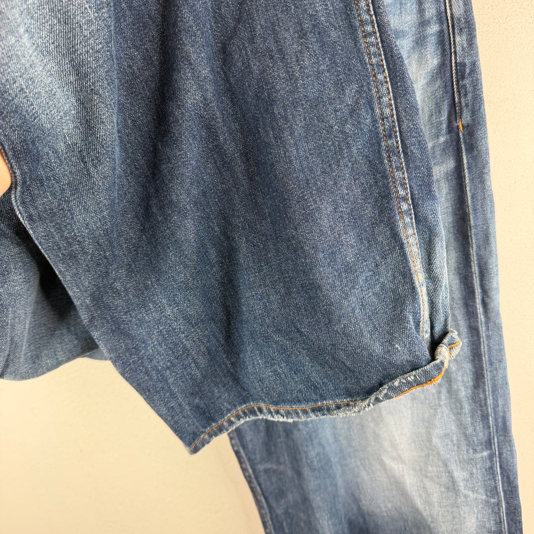 Balenciaga Elastic Waist Double Pocket Jeans