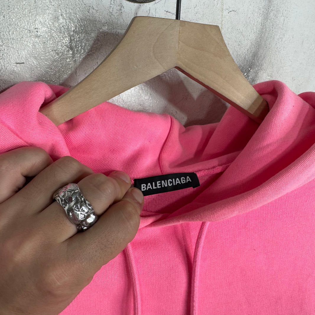 Balenciaga Pink Campaign Hoodie