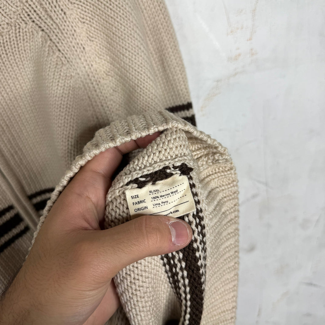 Bode Nuts Full Zip Sweater