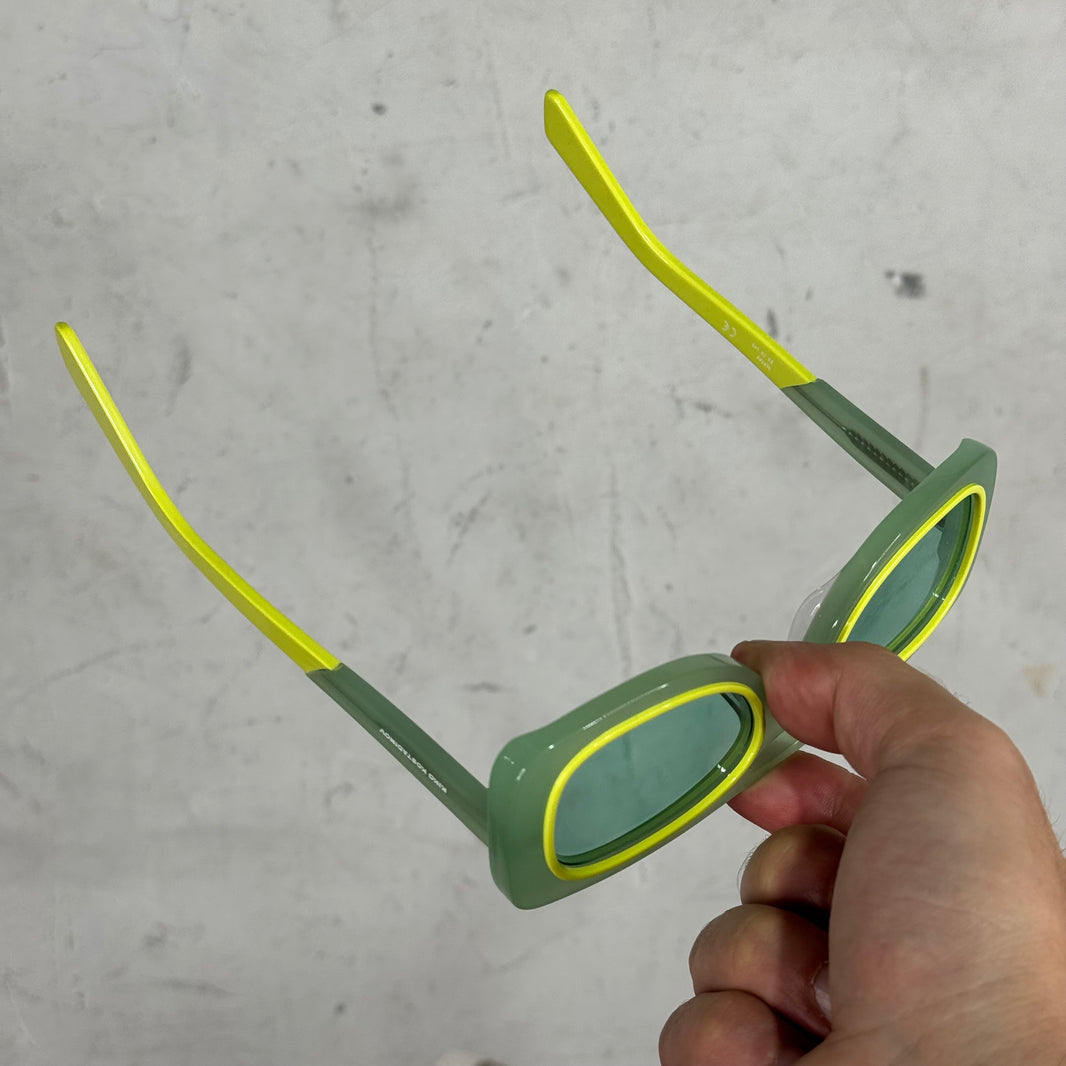 Kiko Kostadinov Green Depero Sunglasses