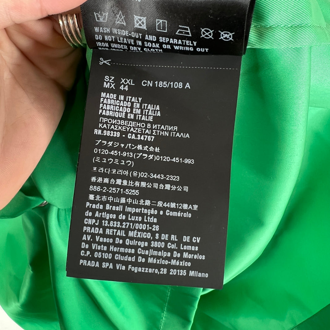 Prada Green Nylon Coach's Jacket