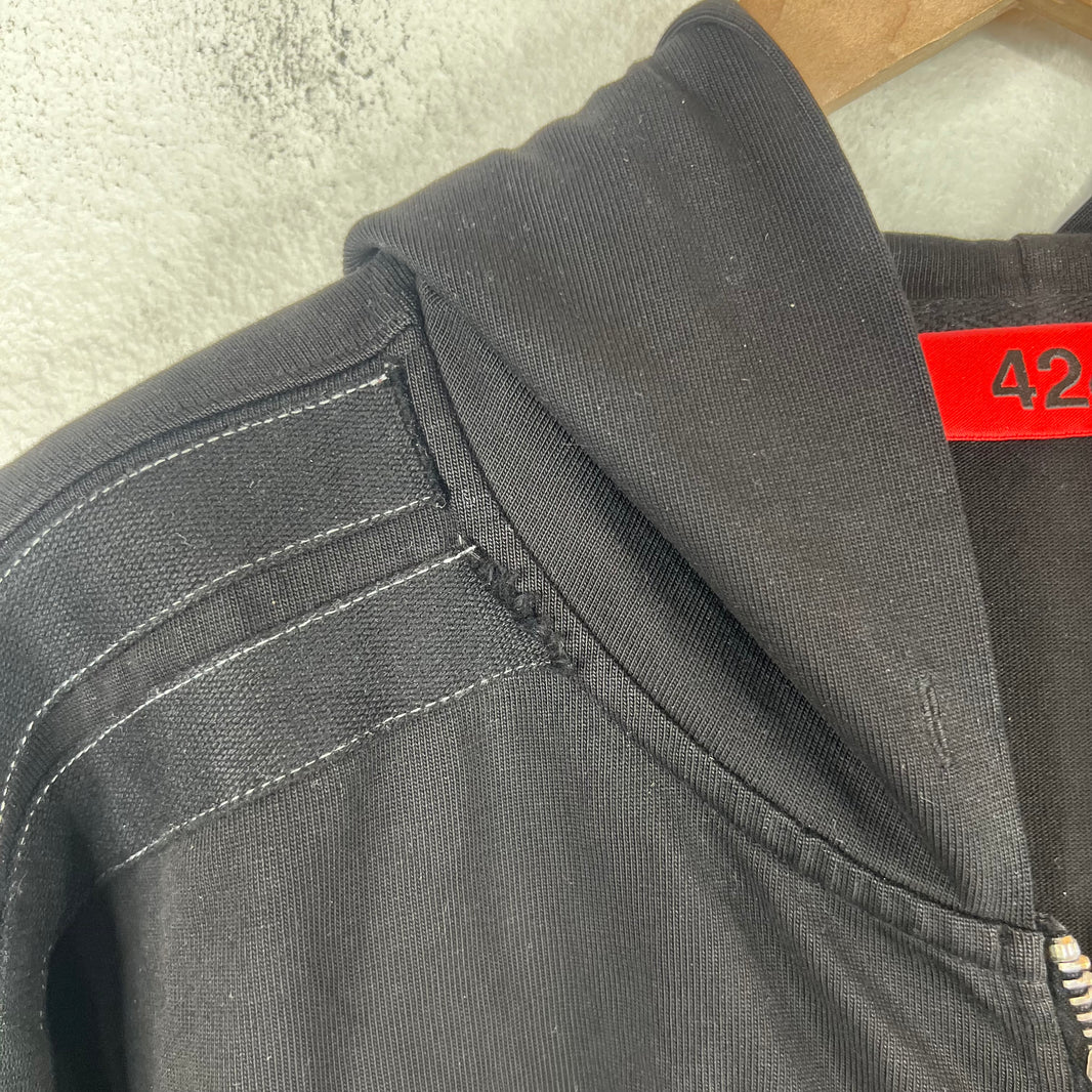 424 Academy Crest Zip Up Hoodie