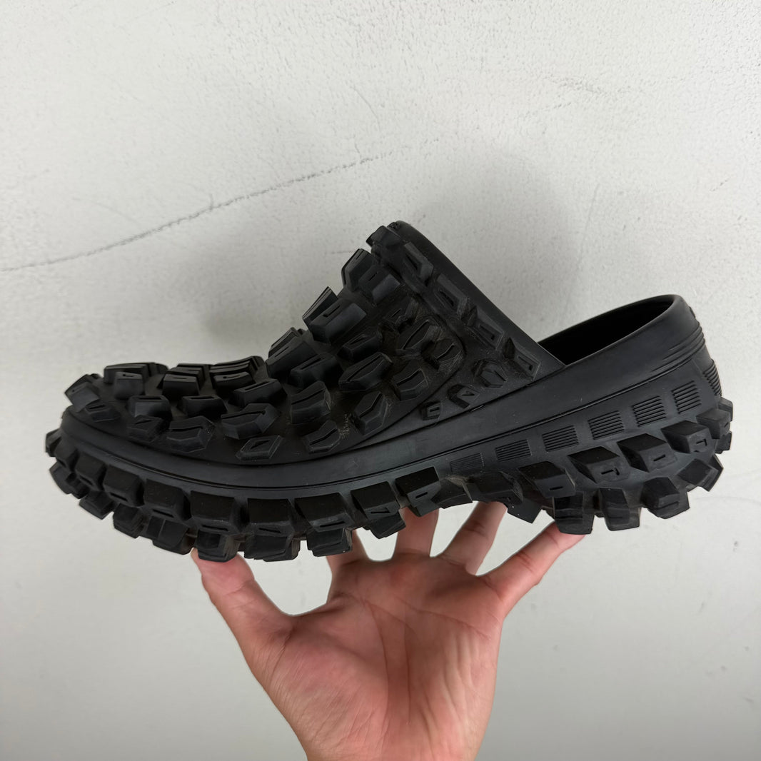 Balenciaga Black Defender Clogs