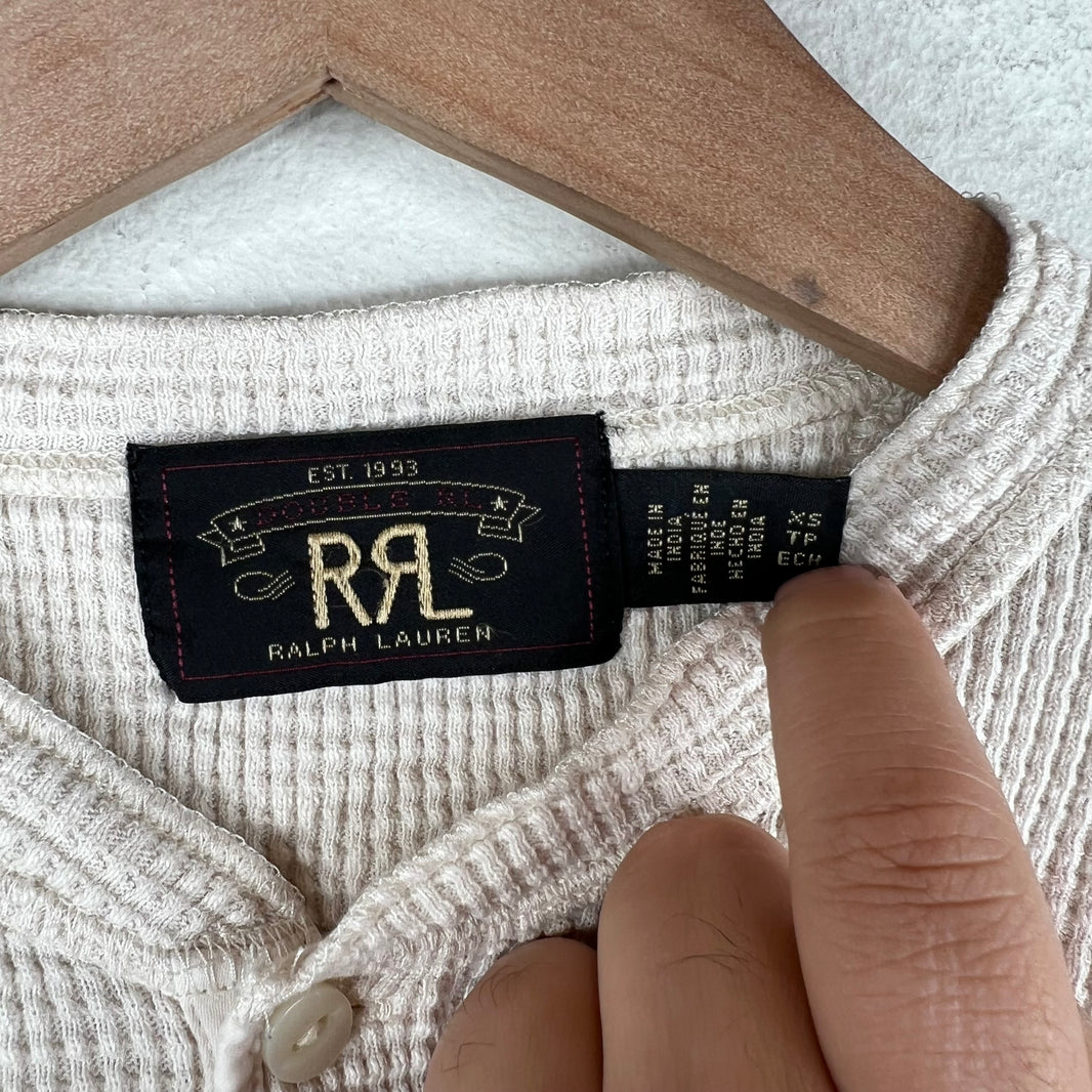 RRL S/S Henley Thermal Shirt