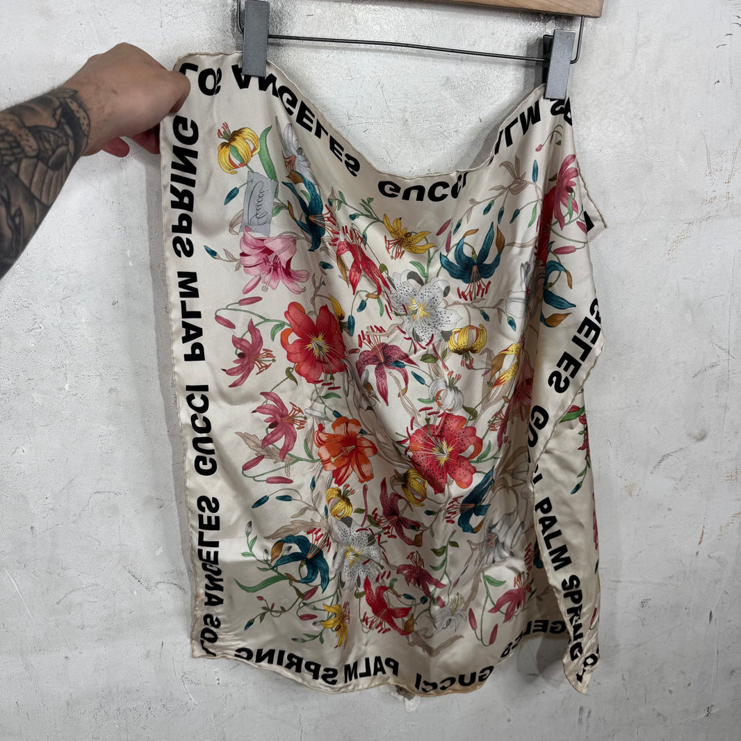 Gucci Floral Silk Bandana