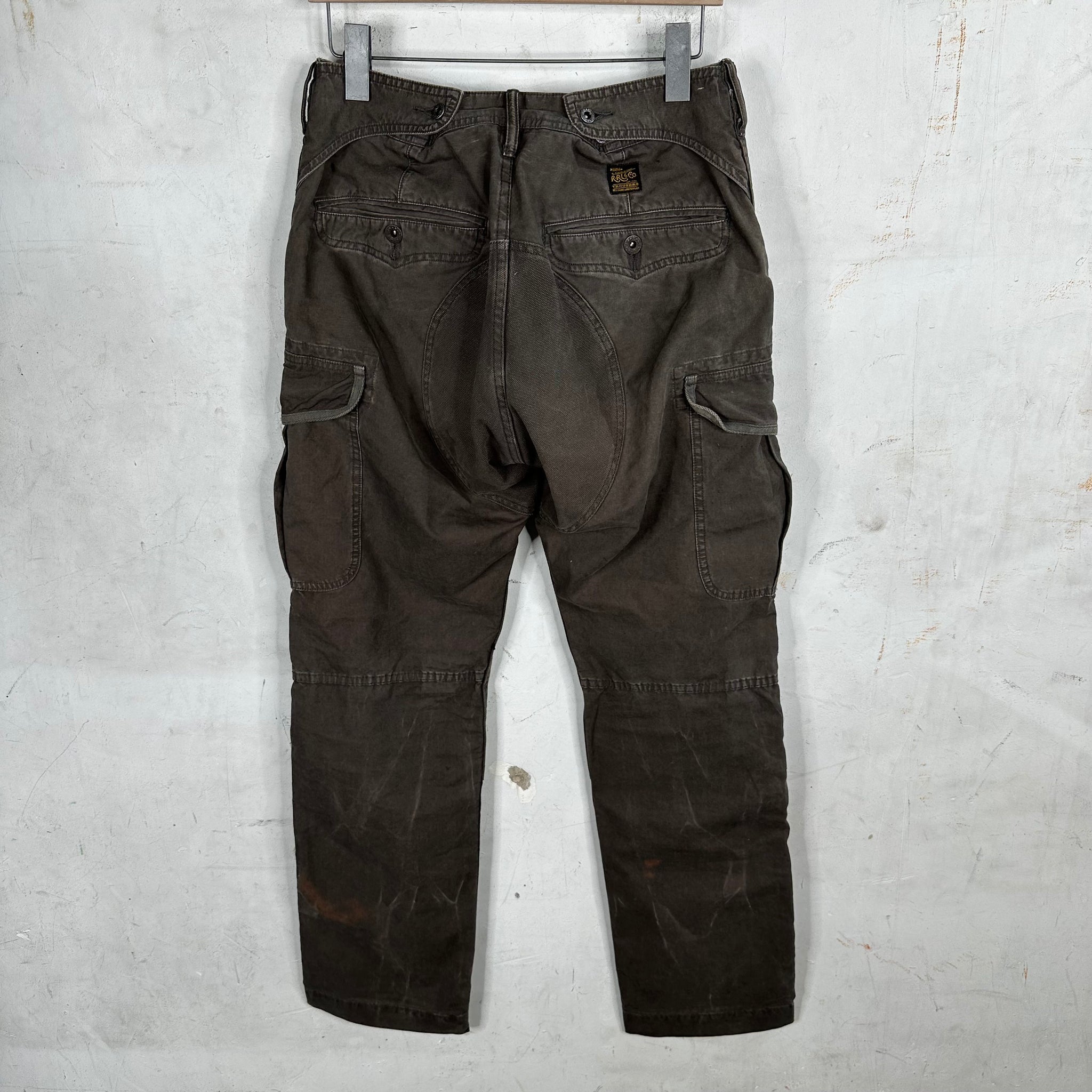 RRL Tapered Canvas Cargo Trousers