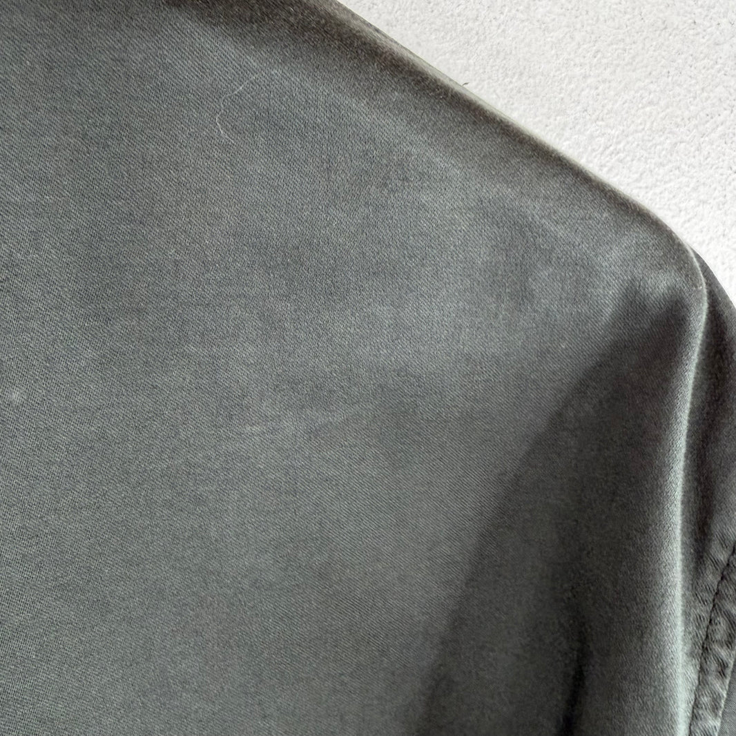 Lemaire Dark Green Button Up Chore Jacket