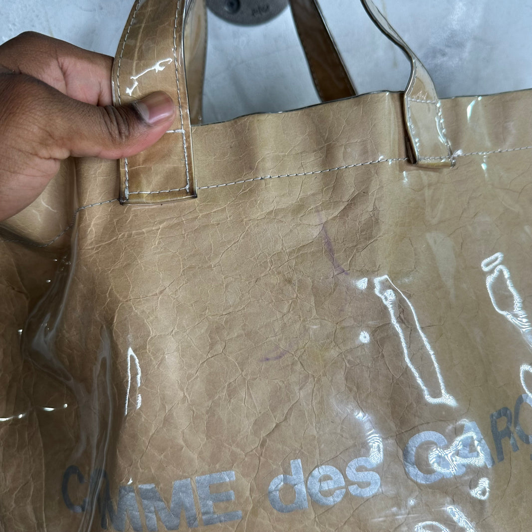 CDG Sealed Paper Tote Bag