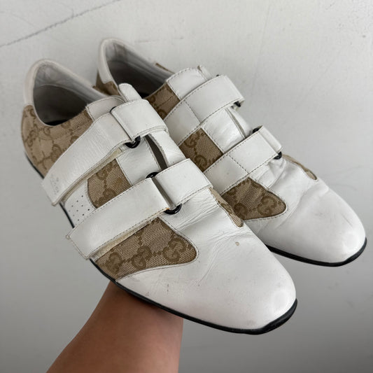Gucci Vintage Double Velcro Guccissima Sneakers