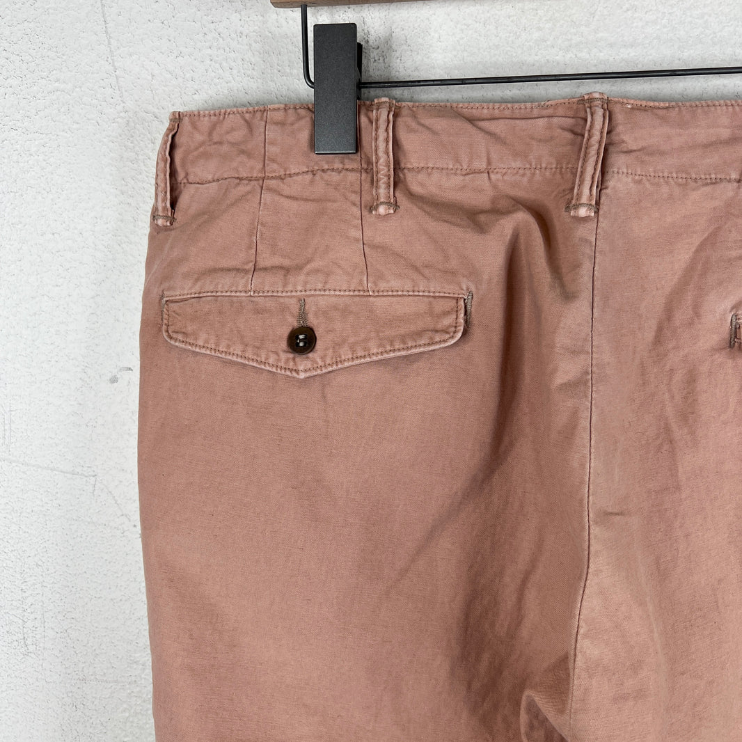 RRL Pink Officer Fit Chino Trousers