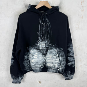 Balenciaga Cropped Painter Hoodie