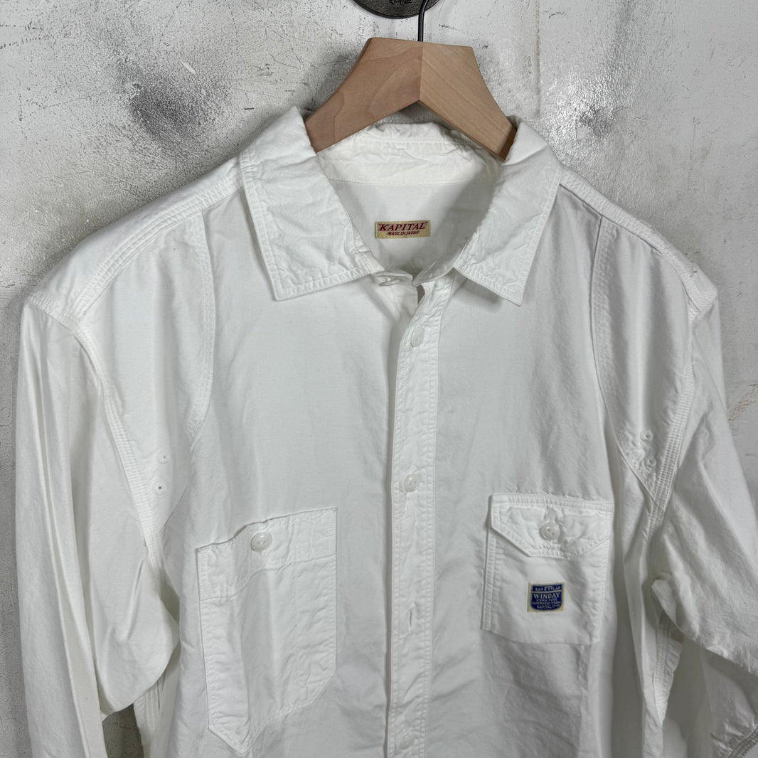 Kapital White Button-Up Shirt