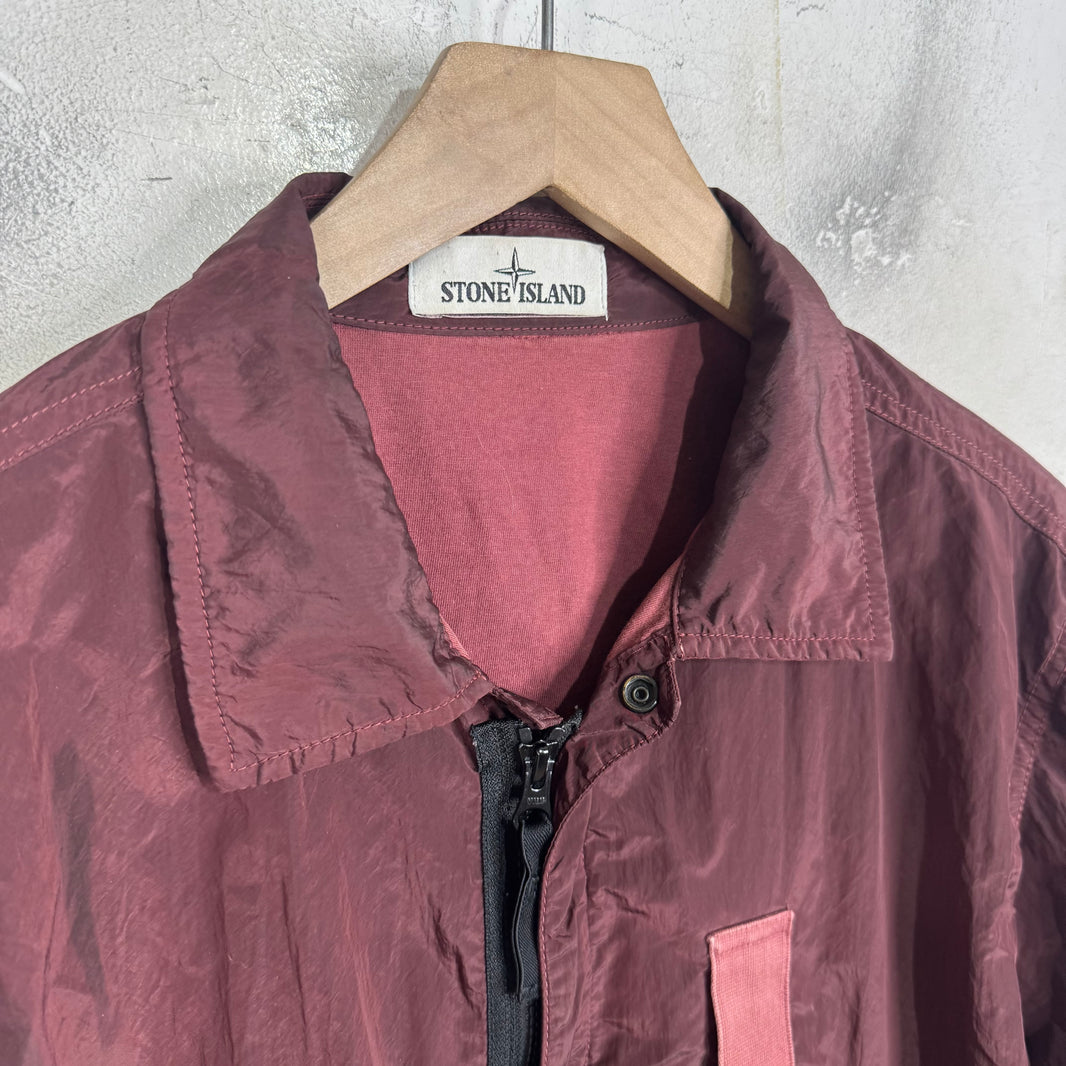 Stone Island Metallic Zipped Jacket
